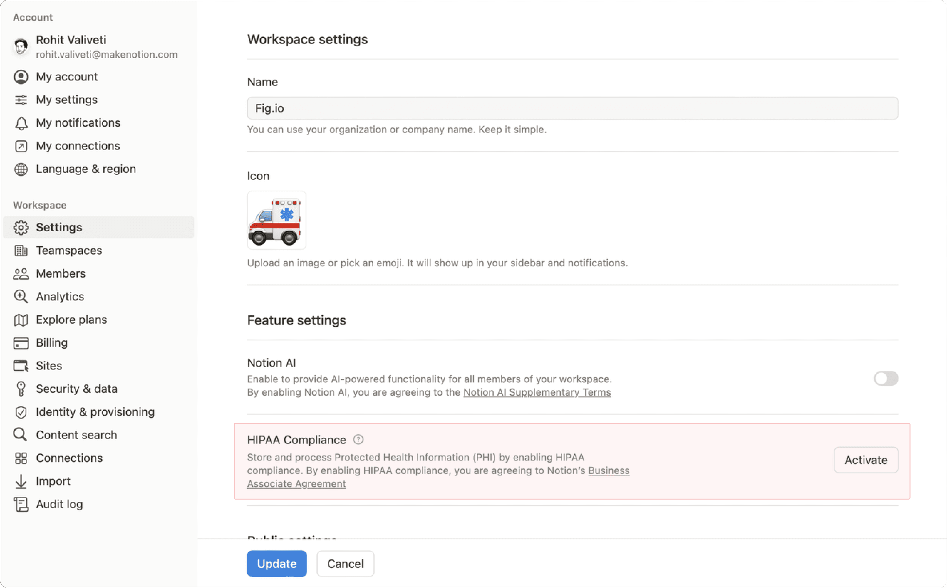 ca: activar el cumplimiento de la hipaa