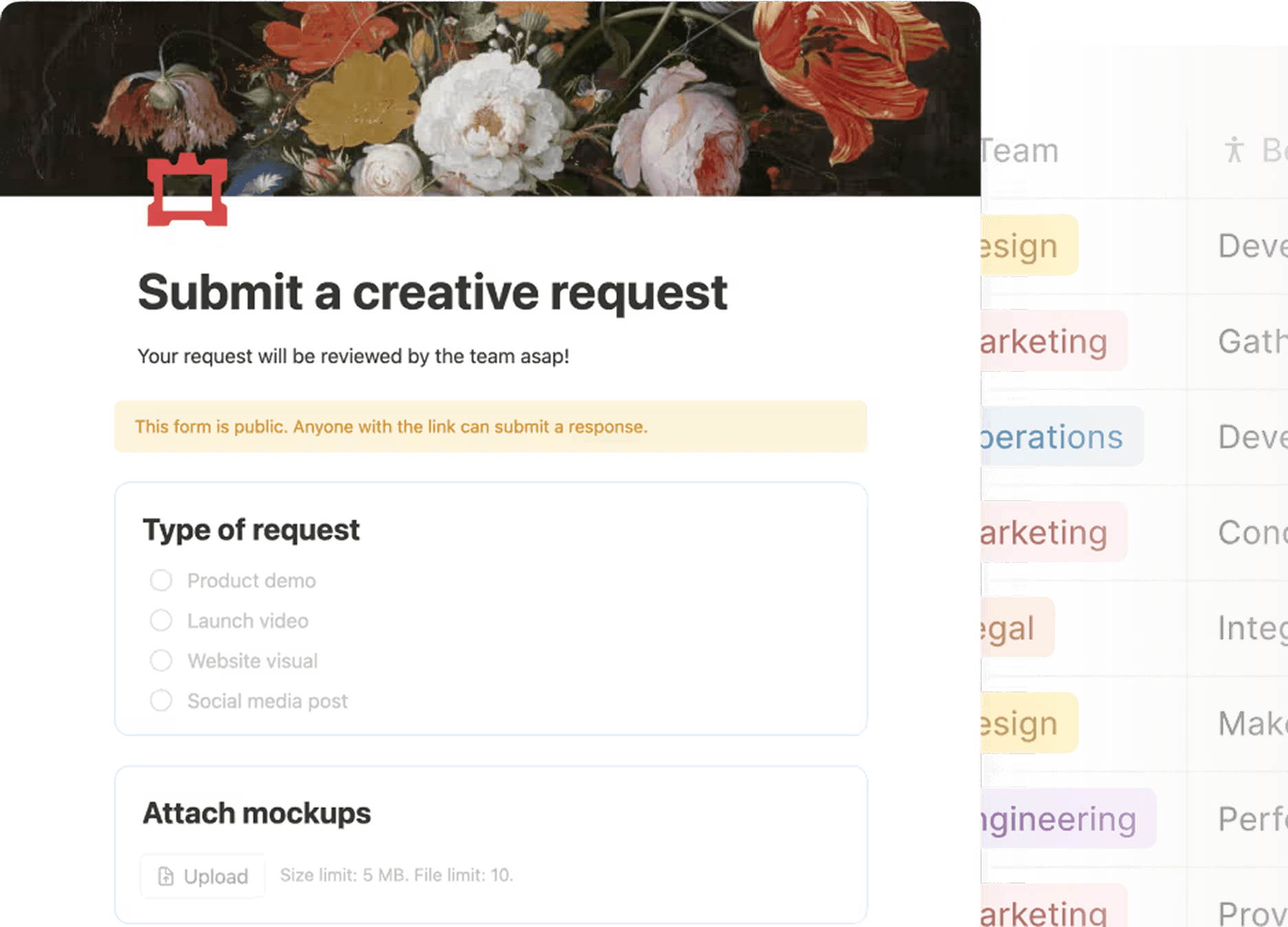 Formulario que reduce el copia y pega y las idas y venidas
