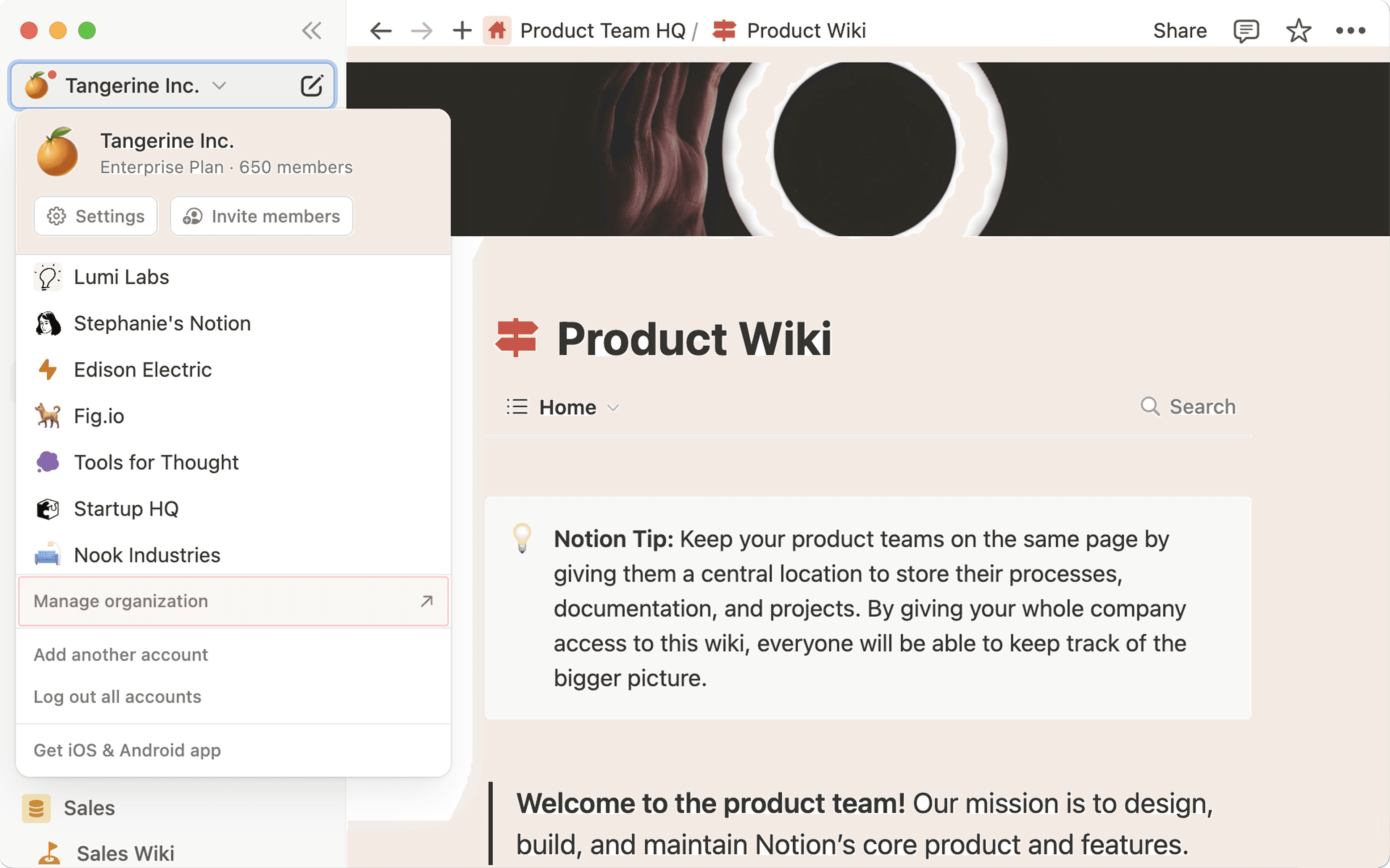 ca: gestionar una organización